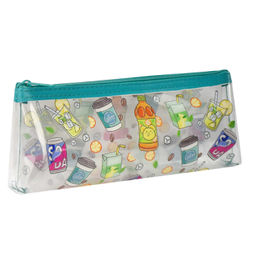 Пенал школьный Феникс+, арт.65734/ 24 НАПИТКИ 21х9х3,5 см, ТПУ, молния, полноцветная печать, ПЭТ-пак