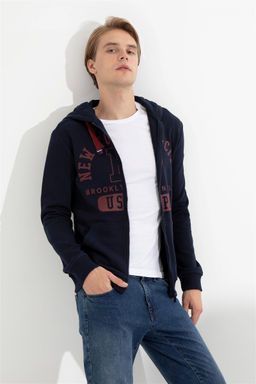 Кардиган U.S. Polo Assn мужской темно-синий хлопок  фото 10
