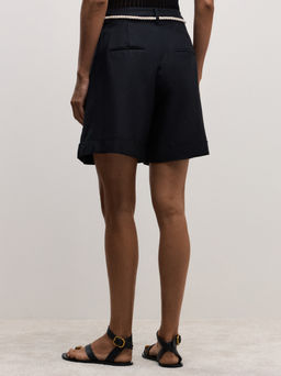 Широкие шорты с поясом / Zarina  фото 7