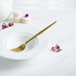 Вилка столовая Magistro «Блинк», 21.5×3 см, нержавеющая сталь, золотистая