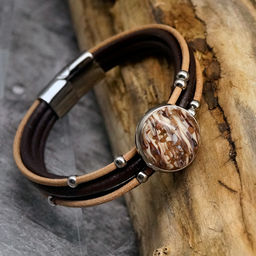 Браслет из муранского стекла