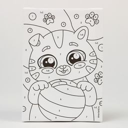 Картина по номерам Котёнок с лапками 21 15 см - Школа талантов фото 3