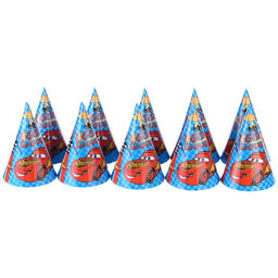Цена за 10 шт. Колпак бумажный Молния Маквин, Тачки - Disney фото 2