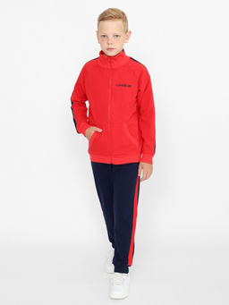 CRB wear/CWJB 90204-26 Костюм для мальчика (толстовка, брюки),красный/Ex.Cherubino