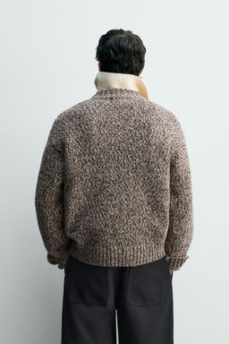 WOOL BLEND TEXTURED JUMPER