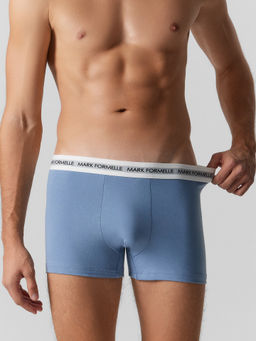 Цена за 2 штуки! Трусы боксеры мужские голубые - Mark formelle фото 3