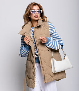 Жилет #КТ2273 (2), бежевый - Dommod фото 2