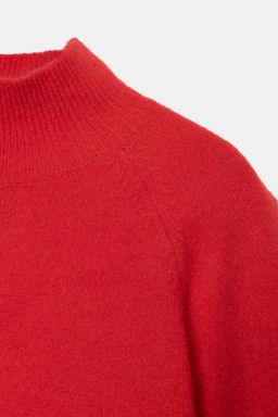 JERSEY PUNTO MANGA ANCHA / Rojo - Zara фото 6