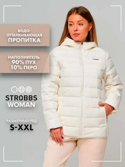 T3323-6 Пуховик стеганый женский