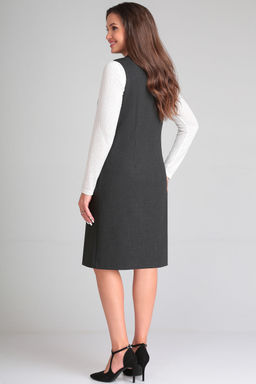 Сарафан Lenata 16446 темно серый