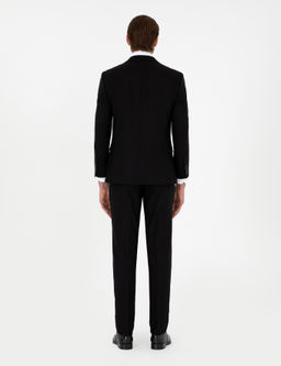Siyah Ex. Slim Fit Tak_m Elbise