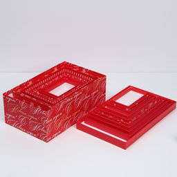 Набор подарочных коробок 10 в 1 «С Новым годом», 12×7×4 - 32.5×20×12.5 см