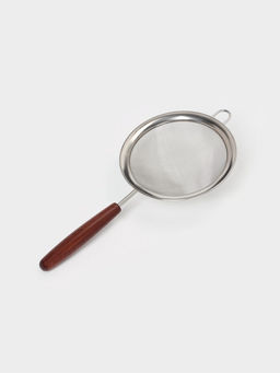 Сито с ручкой Magistro «Версаль» d=10.5 см, нержавеющая сталь, ручка акация