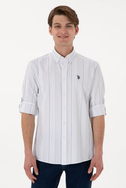 Erkek Mavi Uzun Kollu G_mlek Sepette S_rpriz _ndirim