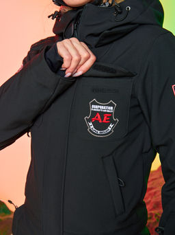 Женский сноубордический горнолыжный комбинезон Alpha Endless Aeternitas 223/2305 BLK - Черный  фото 30