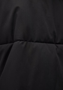 Kapusonlu Siyah Sisme Mont - Mavi фото 8