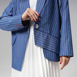 Жакет асимметричного кроя, Секрет формы