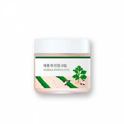 Round Lab Mugwort Calming Cream, 80ml - Лёгкий успокаивающий крем с полынью