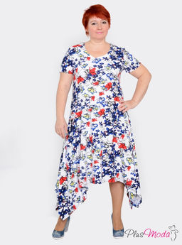 Платье Модель №37 размеры 52-72 - Plusmoda фото 2