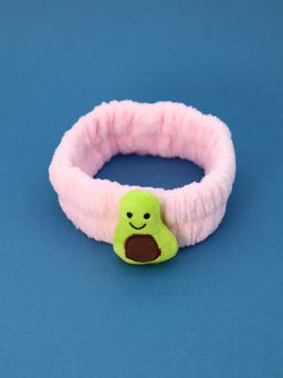 Повязка на голову "Green avocado", pink