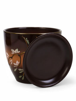 Горшок для цветов Миндаль, керамика, с поддоном, набор 4 шт.: 400 мл, 1 л, 2.5 л, 5 л - Simaland фото 3