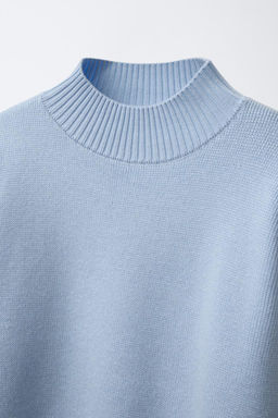 HIGH NECK KNIT SWEATER - Zara фото 4