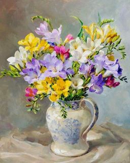 Цветы в кувшине