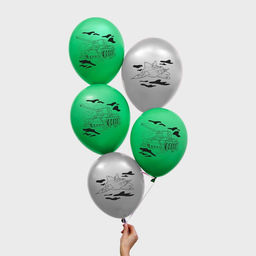 Цена за 2 шт. Воздушные шары латексные 12 Военная техника, 5 шт. - Страна карнавалия фото 2