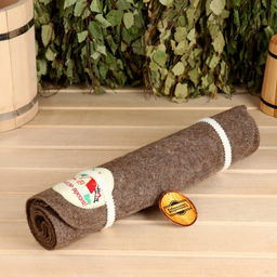 Коврик лежак для бани Банька по-русски, 150х50 см