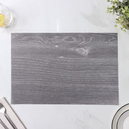 Набор салфеток сервировочных Доляна Дерево, 4 шт, 4530 см, цвет серый фото 3