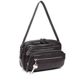 Женская сумка, кожа, MIRONPAN 520603 Черный