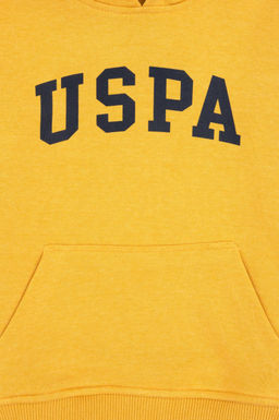 Erkek _ocuk Sar_ Kap__onlu Basic Sweatshirt - U.s. polo assn фото 3