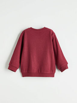 Bask?l? K?z ?ocuk Sweatshirt