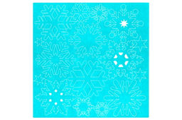 Набор снежинок для декора (бирюзовый) - Smiledecor фото 2