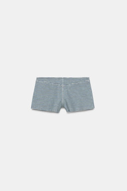 SHORTS MINI RAYAS / Azul - Zara фото 6