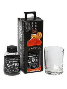 Подарочный набор Мужчина №1 в мире: чай и стакан для виски - Фабрика счастья фото 2