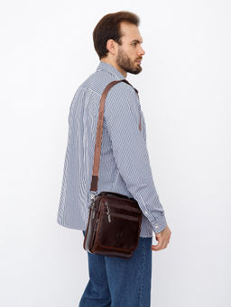 Сумка 66621M brown Fuzhiniao