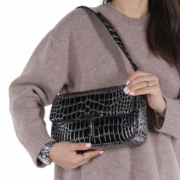 Сумка 270158 black Velina Fabbiana-Safenta