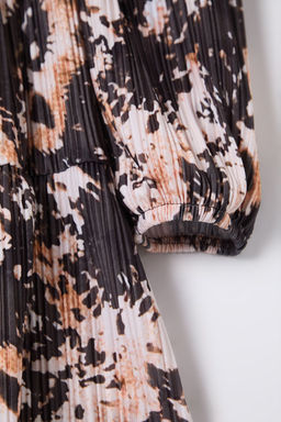 Cok Renkli Soyut Buzgu / Drape Mini Soyut Bask?l? Pilise Vucuda Oturan Orme Elbise TWOSS25EL00099 - Trendyolmilla фото 8