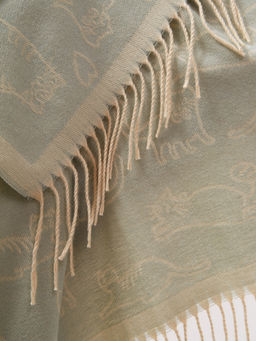 В составе шерсть. Большой теплый двусторонний палантин - Tantino фото 10