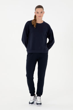 Женские темно-синие спортивные штаны