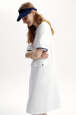 ЕВТ 5067/белый платье жен