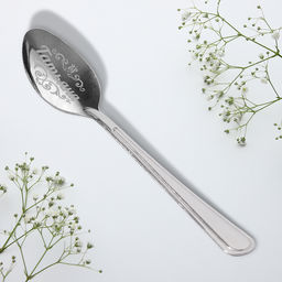 Цена за 3 шт. Ложка чайная именная Татьяна, h=14 см