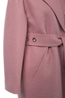 Пальто женское демисезонное (пояс) - El podio фото 9