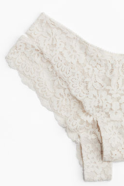 Pack de 2 bragas Brazilian de encaje - H&m фото 6