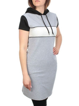 11793 GRAY Туника спортивная женская (100% хлопок)