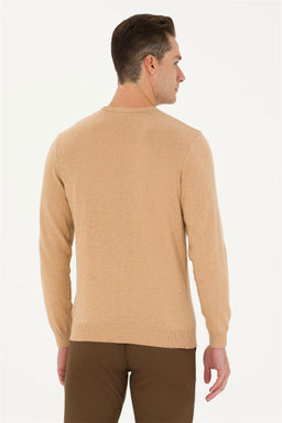 U. S. Polo Assn Мужской базовый свитер песочного меланжа - U.s. polo assn фото 11