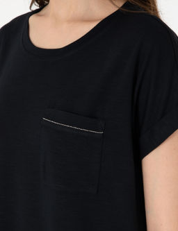 Siyah Regular Fit Ti__rt - Pierre cardin фото 7