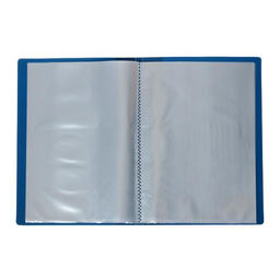 Набор папок А5, 20 вкладышей, Calligrata, карман на корешке, синие, 3 штуки  фото 3