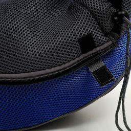 Сумка-переноска Слинг для животных, 42 х 25 см, синяя - Пижон фото 8